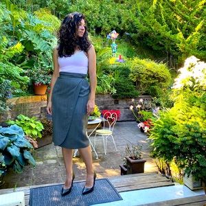 Giorgio Armani grey pencil skirt